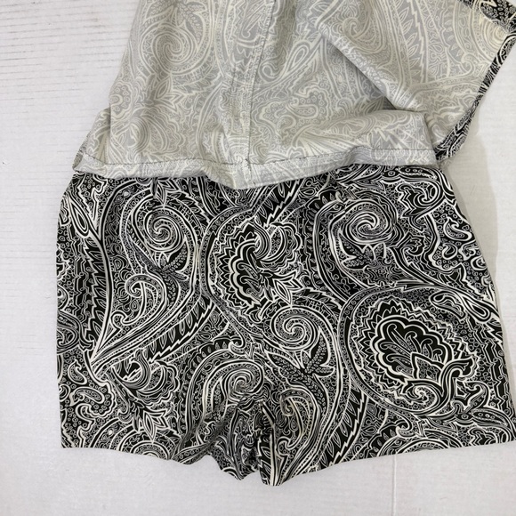 Bamboo Traders Black and White Paisley Skort - Picture 3 of 9